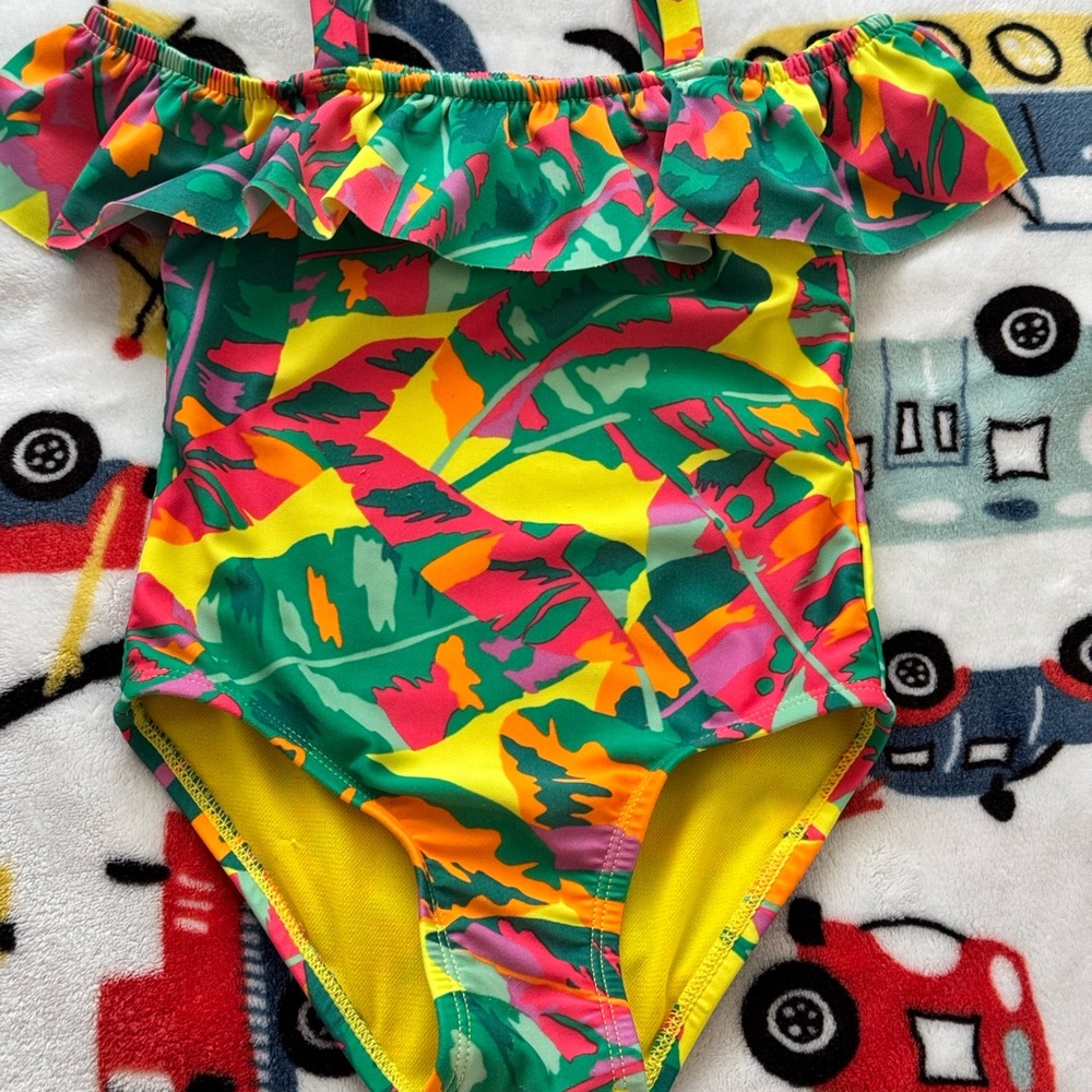 Cat & Jack Tropical Swimsuit -Toddler Girls-